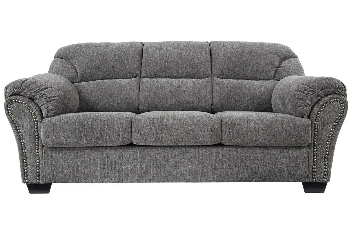 Allmaxx Pewter Fabric Sofa by Ashley at Eve Furniture