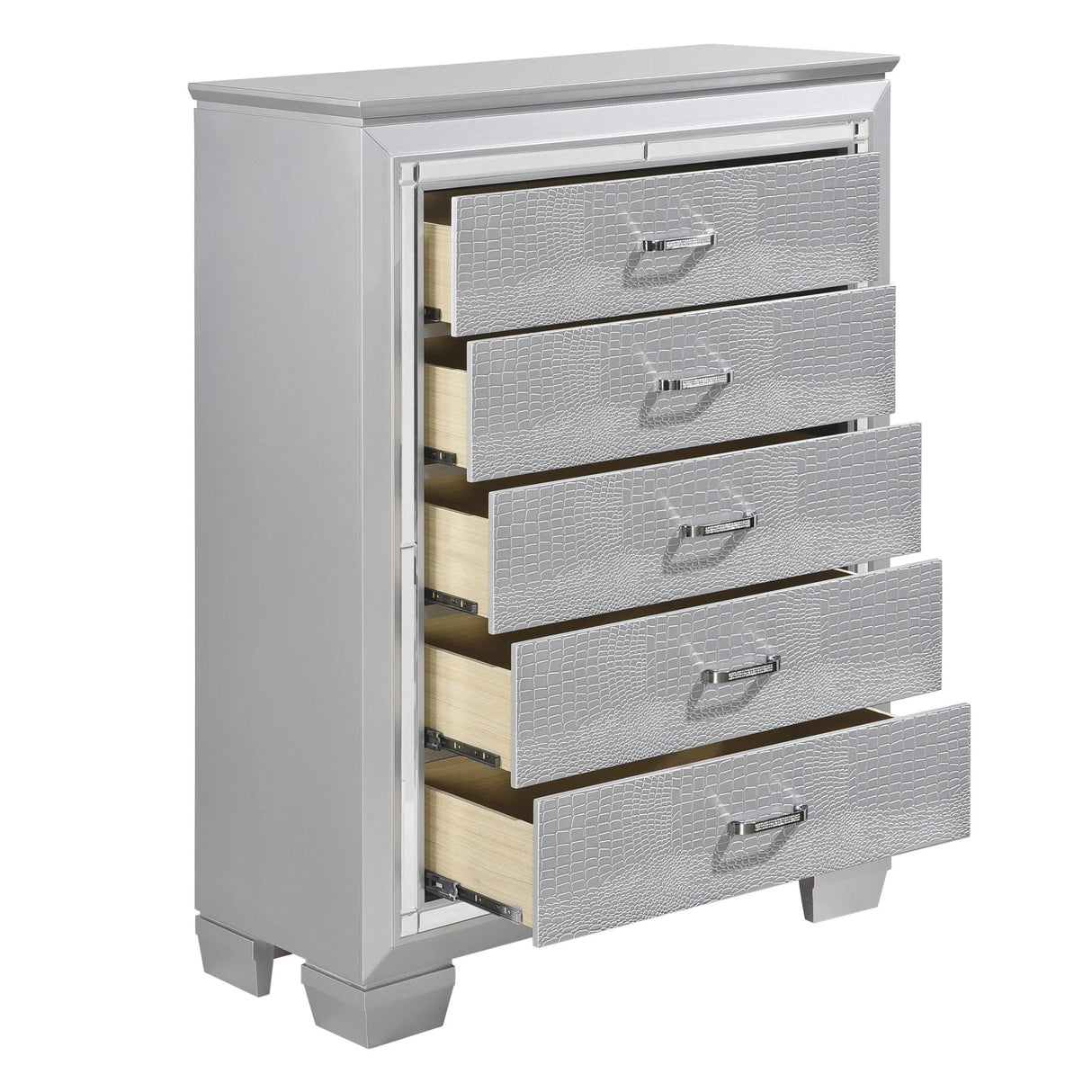 Allura Silver Chest by Homelegance at Eve Furniture