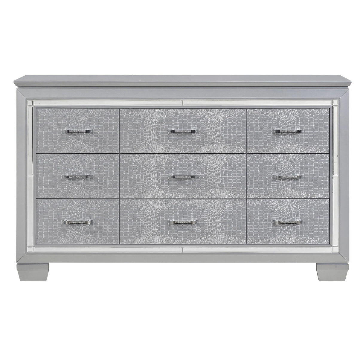 Allura Silver Dresser by Homelegance at Eve Furniture