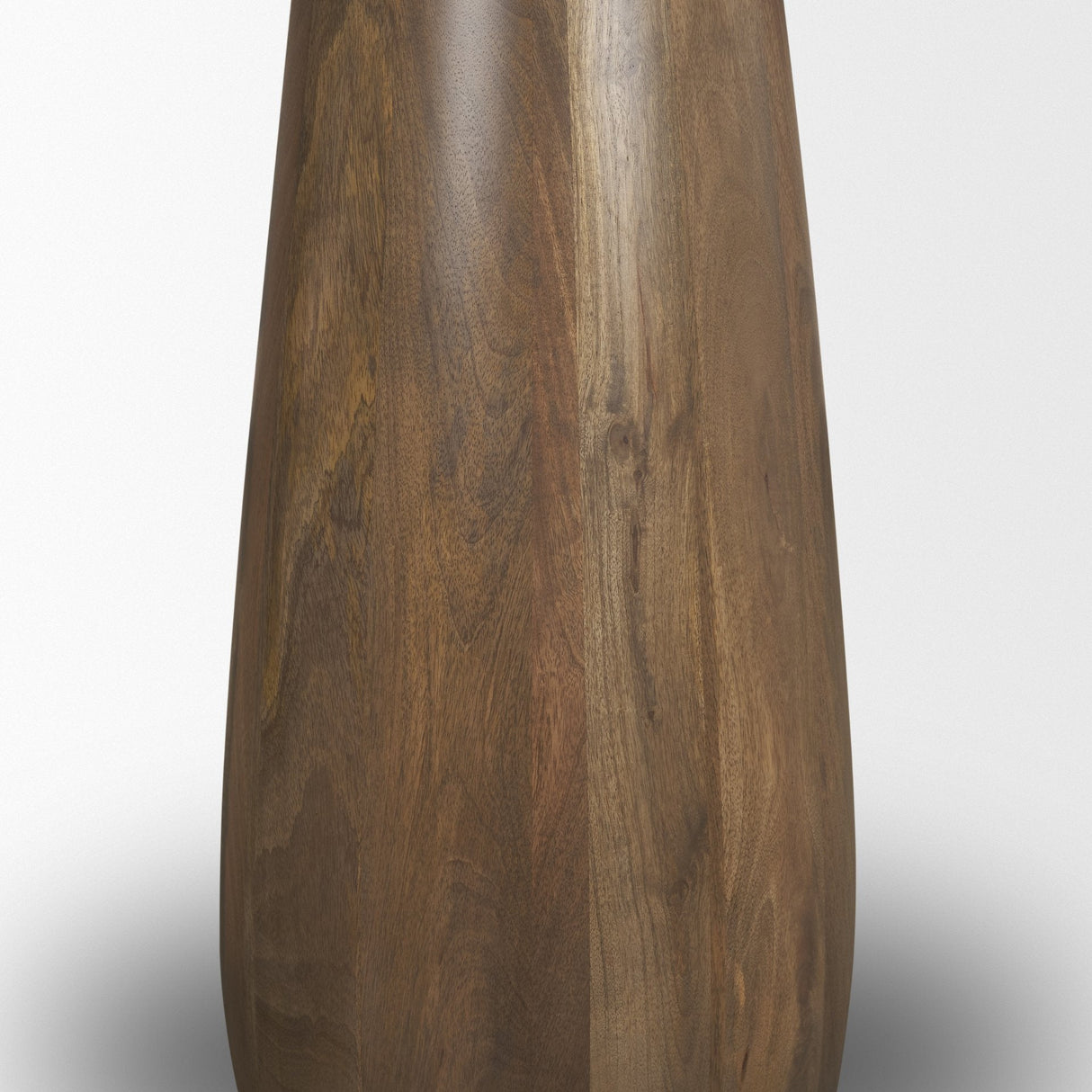 Allyson Round Medium Brown Wood w/ Pink Marble Top Bistro Table by Mercana at Eve Furniture