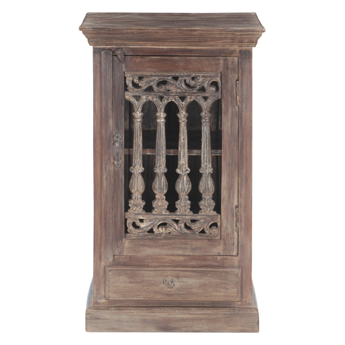 Almirah Cabinet with Cast Iron, One Door and One Drawer by Home Trends & Design at Eve Furniture