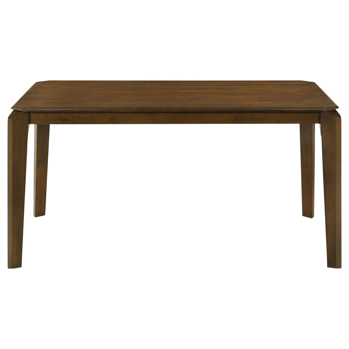 Almonte Dark Brown Rectangular Wood Dining Table by Coaster at Eve Furniture