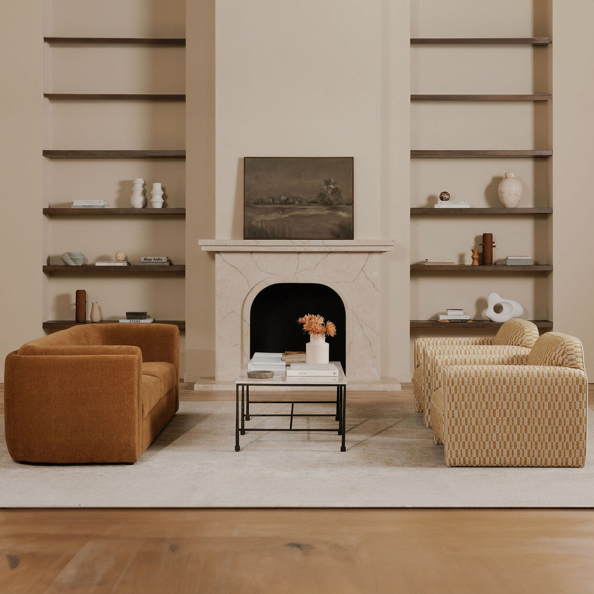 Alora Brown Sofa by MOES at Eve Furniture