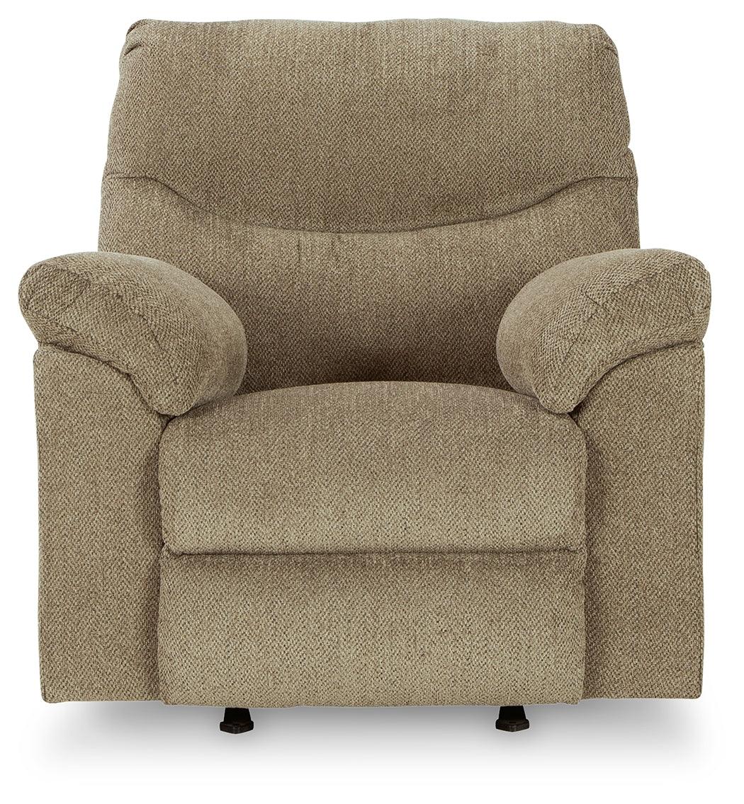 Alphons Briar Manual Recliner by Ashley at Eve Furniture