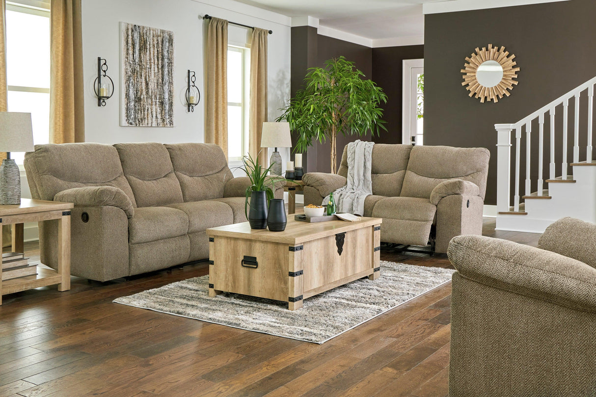 Alphons Briar Manual Reclining Living Room Set by Ashley at Eve Furniture