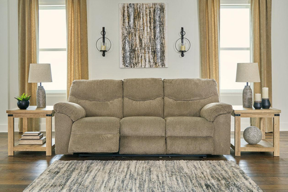 Alphons Briar Manual Reclining Sofa by Ashley at Eve Furniture
