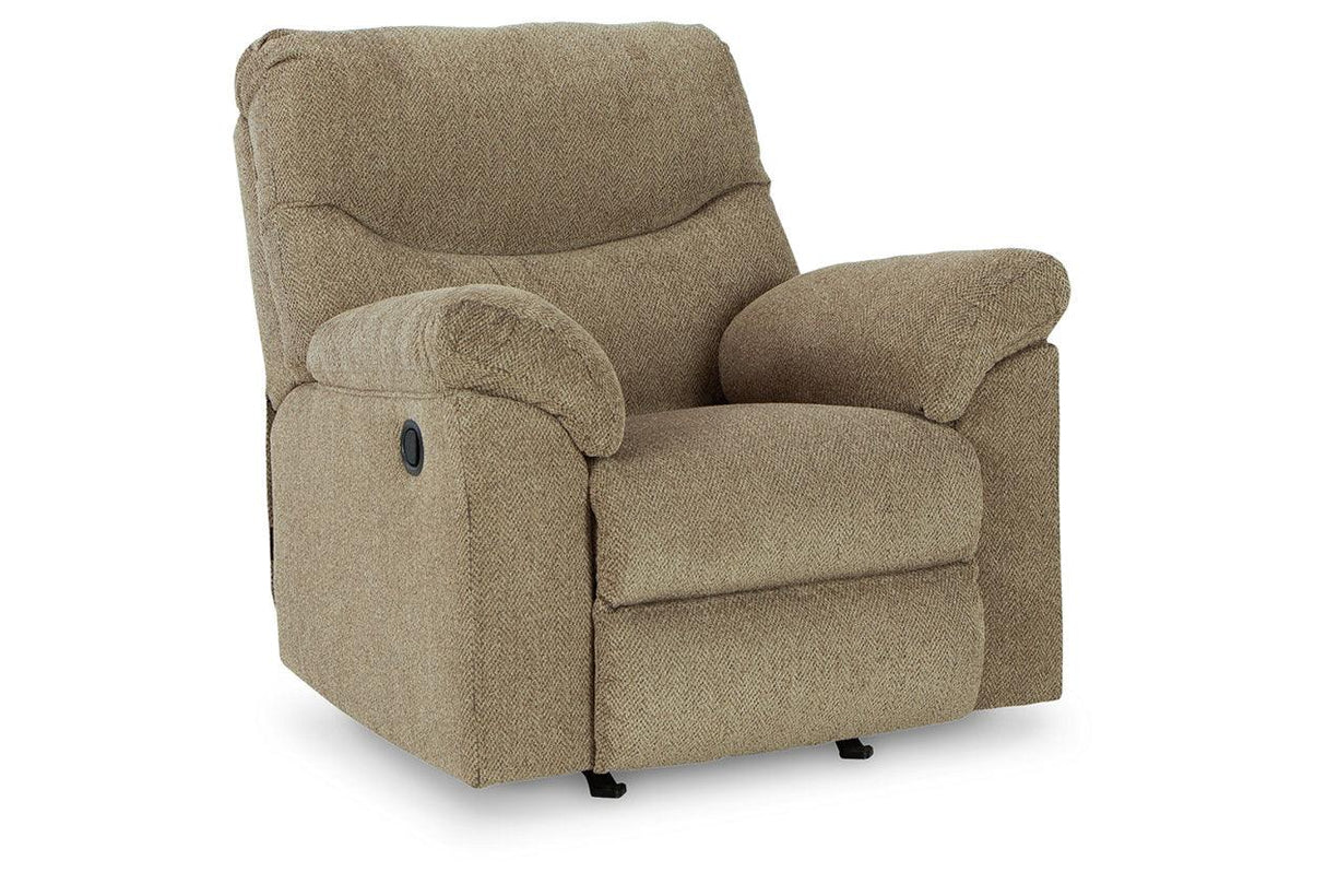 Alphons Briar Reclining Sofa, Loveseat and Recliner by Ashley at Eve Furniture