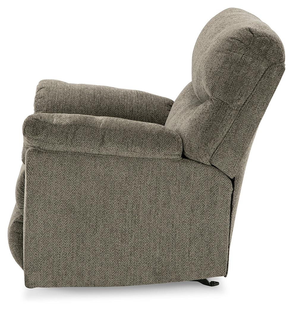 Alphons Putty Manual Recliner by Ashley at Eve Furniture