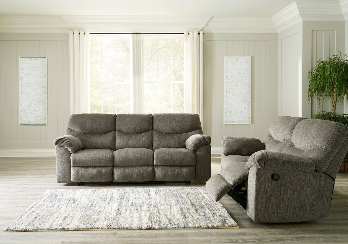 Alphons Putty Sofa and Loveseat by Ashley at Eve Furniture