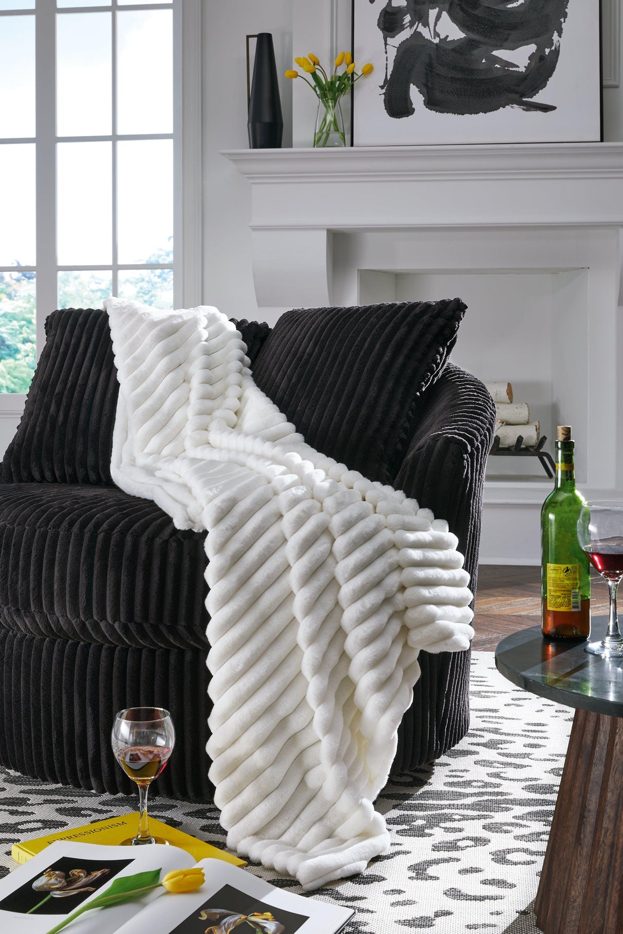 Alsonwell White Throw by Ashley at Eve Furniture