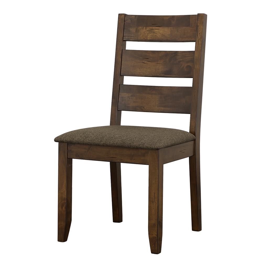 Alston Knotty Nutmeg/Gray Ladder Back Dining Side Chairs, Set of 2 by Coaster at Eve Furniture