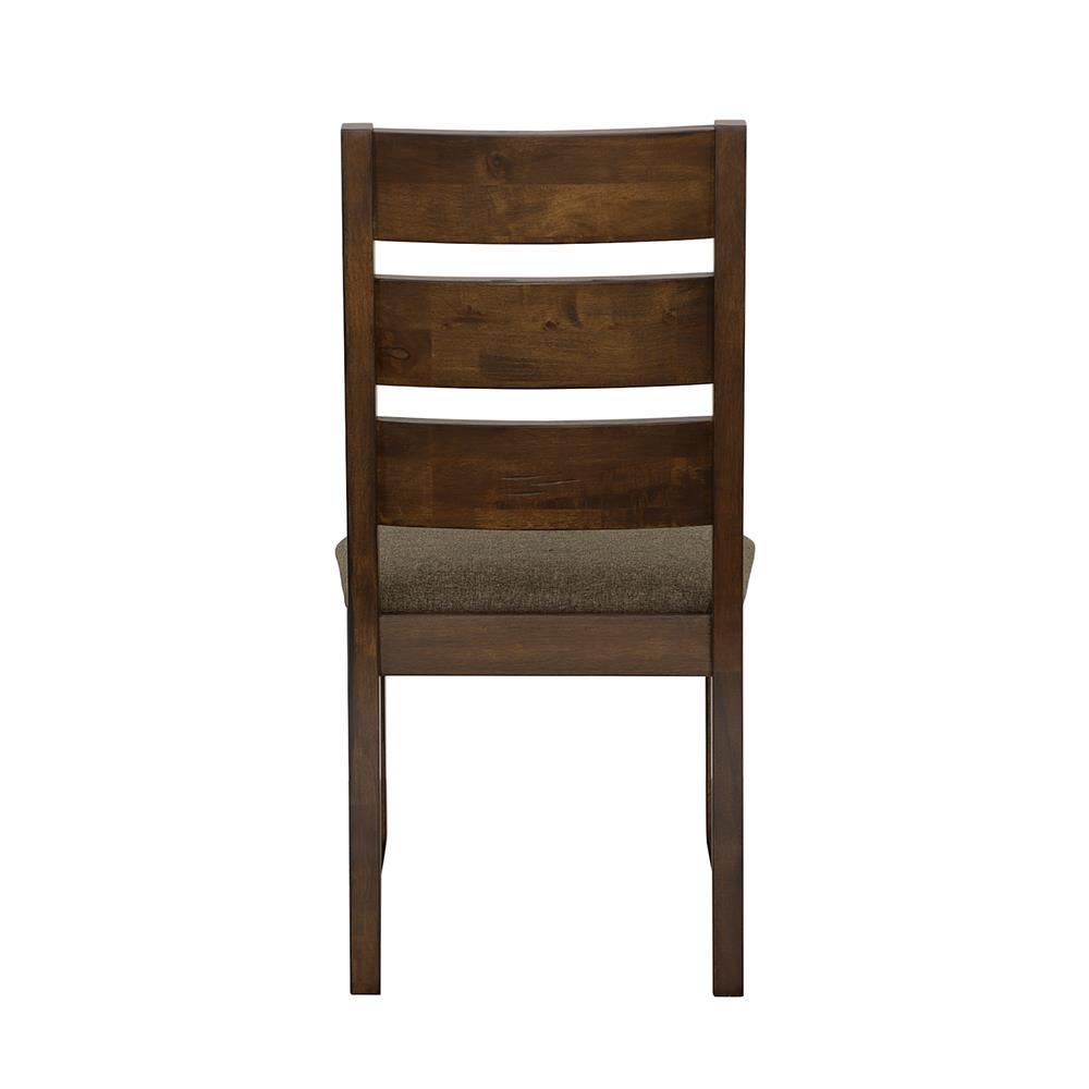 Alston Knotty Nutmeg/Gray Ladder Back Dining Side Chairs, Set of 2 by Coaster at Eve Furniture