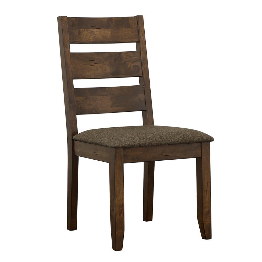 Alston Knotty Nutmeg/Gray Ladder Back Dining Side Chairs, Set of 2 by Coaster at Eve Furniture
