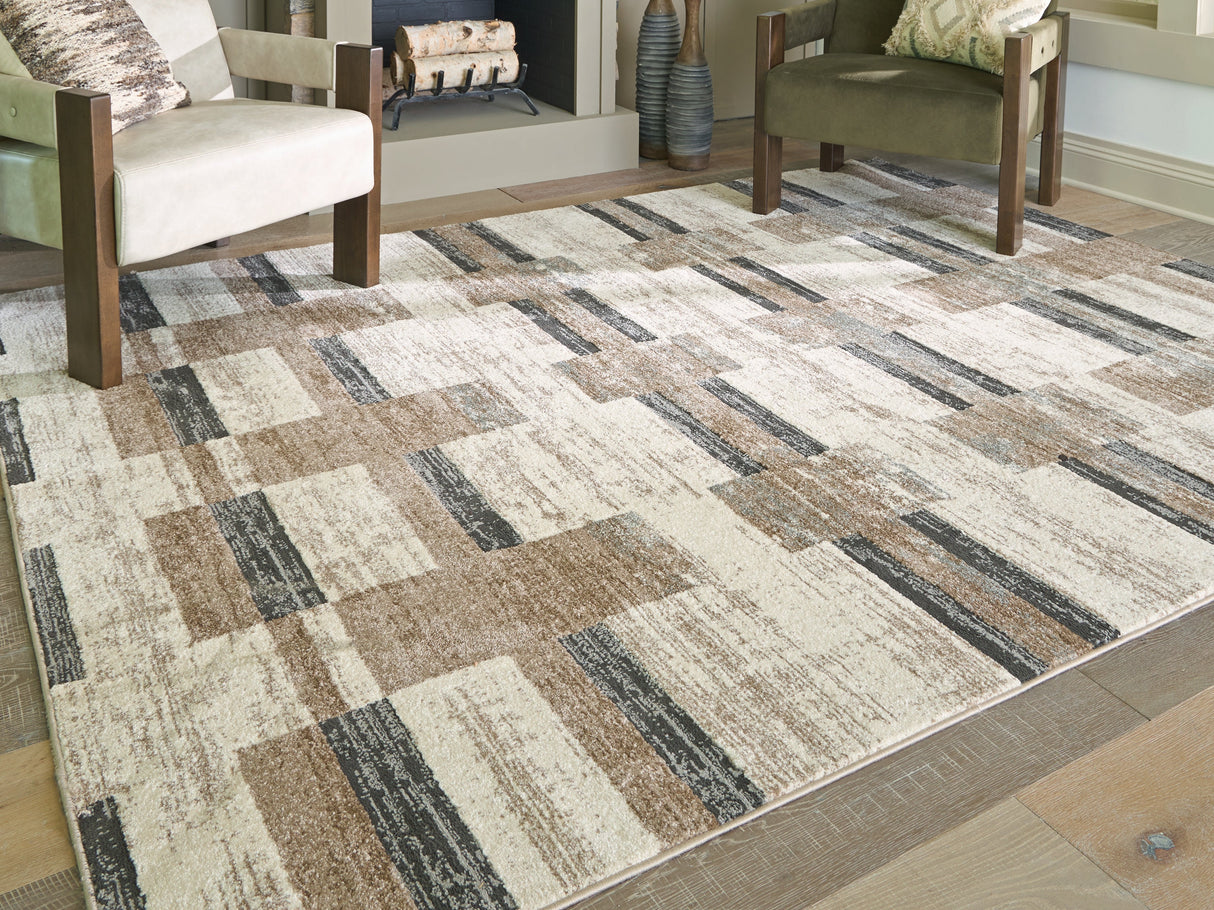 Alstone Multi Large Rug by ASHLEY FURNITURE at Eve Furniture