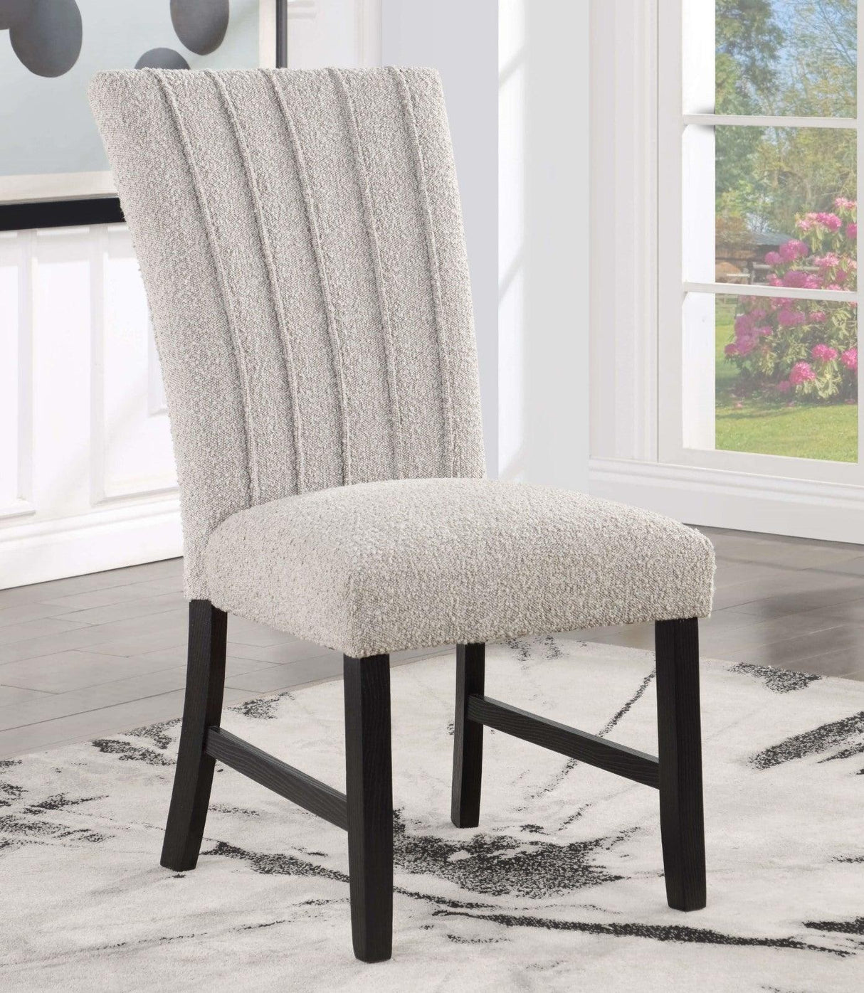 Alta Gray/Black Side Chair by Furniture of America at Eve Furniture