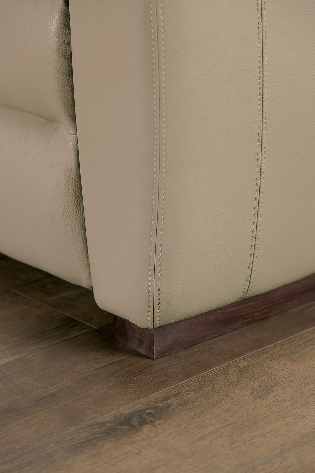 Altamura Taupe Real Italian Leather Power Reclining Sofa & Loveseat by Furniture of America at Eve Furniture