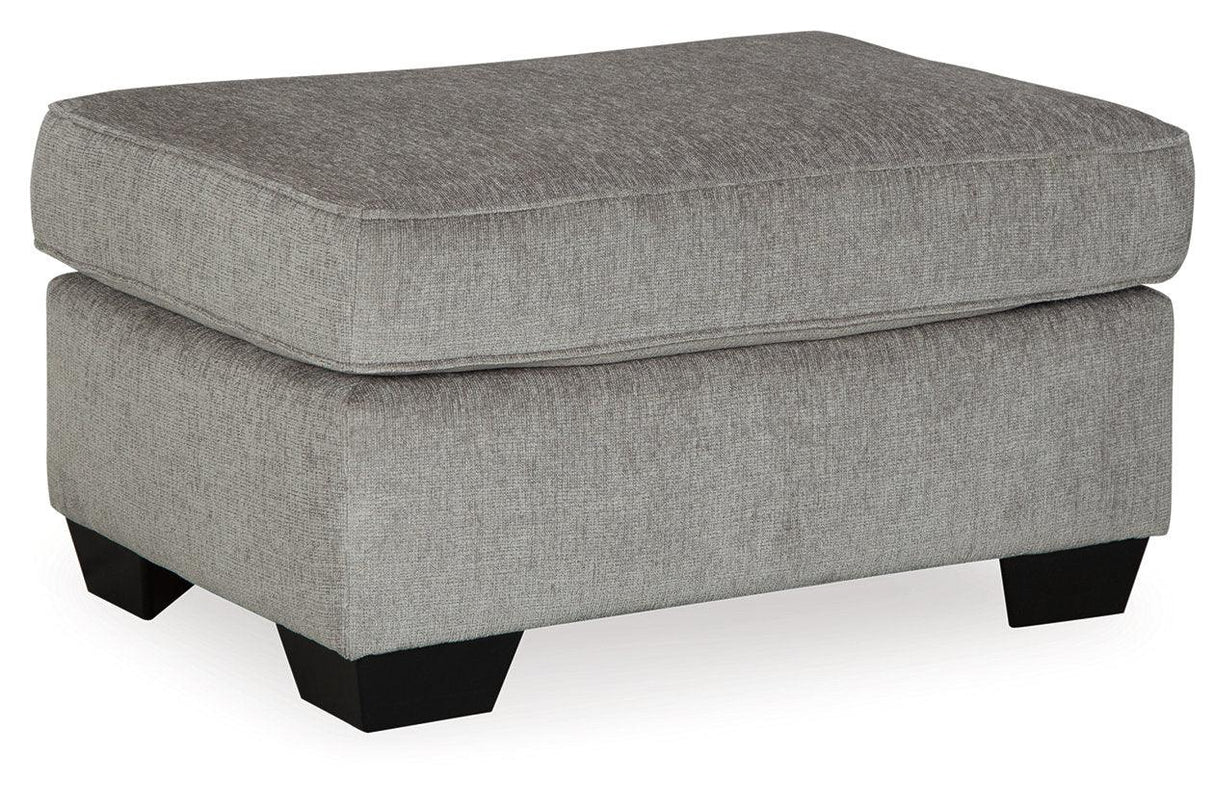 Altari Alloy Chair and Ottoman by Ashley at Eve Furniture