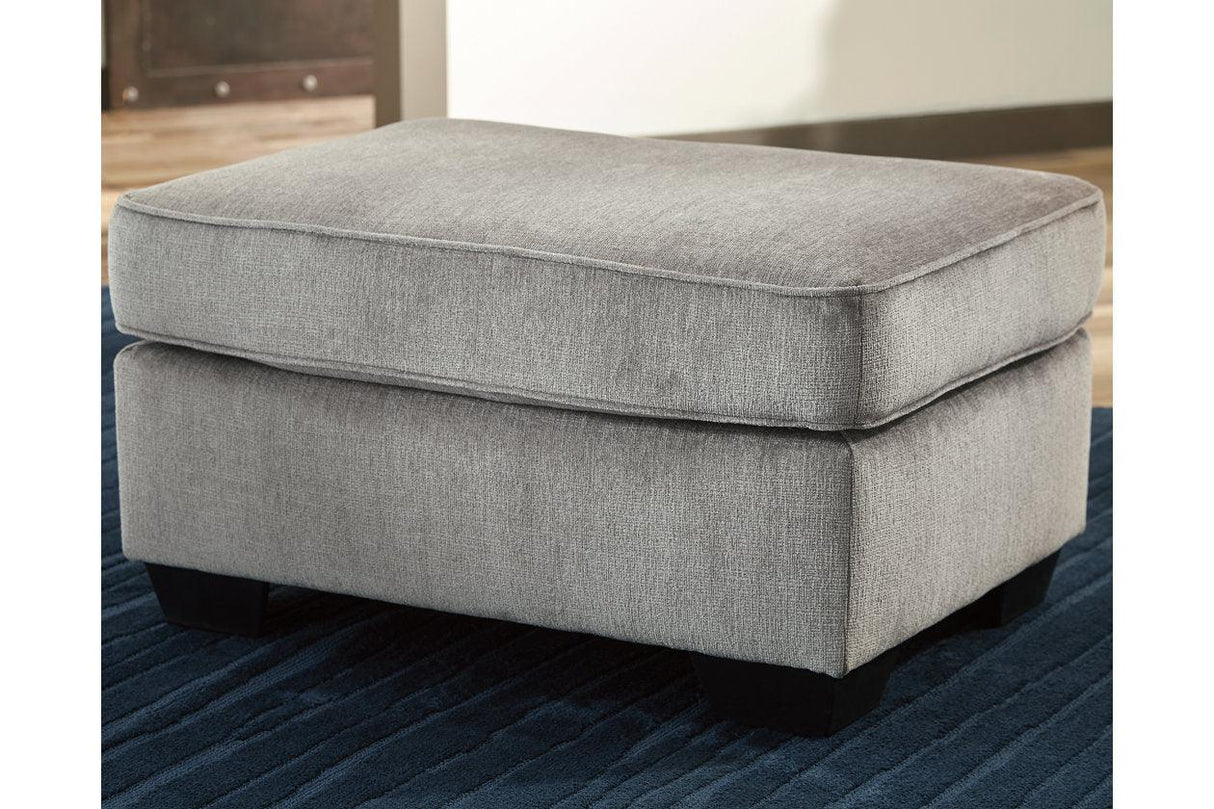 Altari Alloy Ottoman by Ashley at Eve Furniture