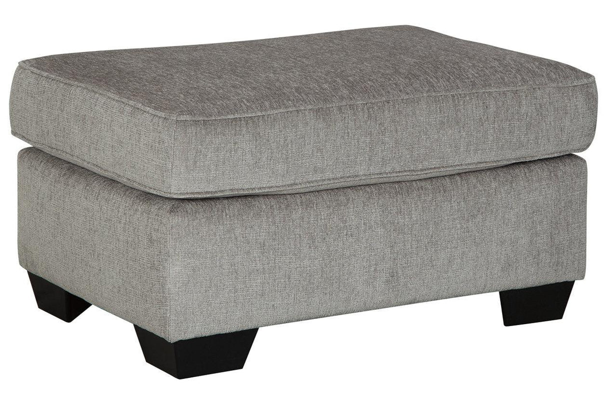 Altari Alloy Ottoman by Ashley at Eve Furniture