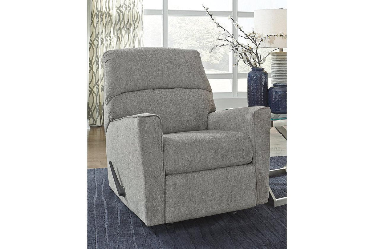 Altari Alloy Recliner by Ashley at Eve Furniture