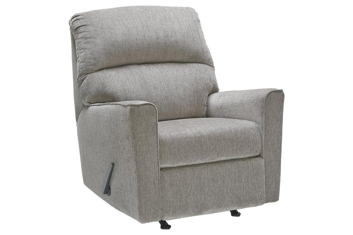 Altari Alloy Recliner by Ashley at Eve Furniture