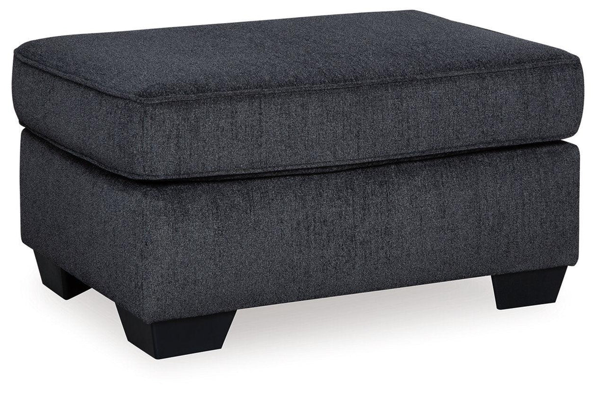 Altari Slate Chair and Ottoman by Ashley at Eve Furniture