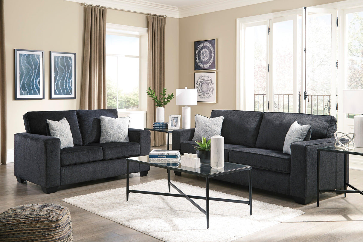 Altari Slate Living Room Set by Ashley at Eve Furniture