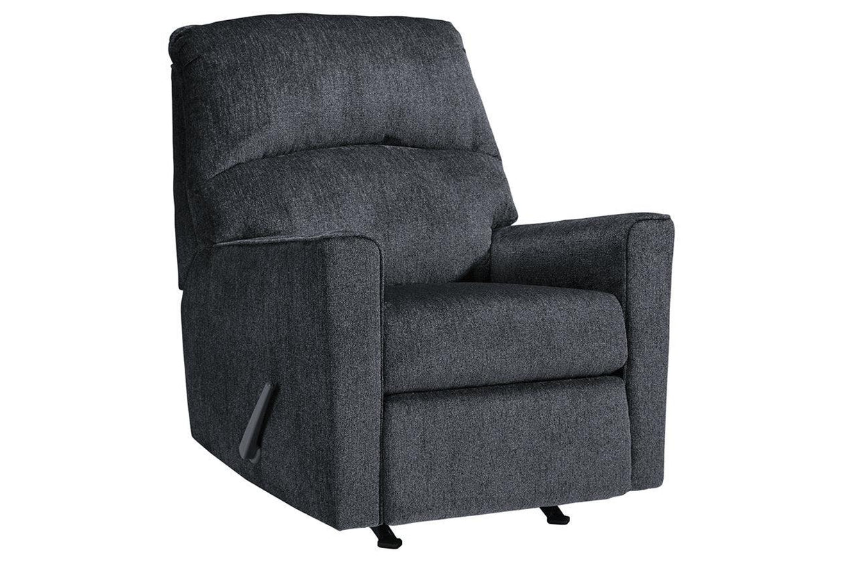 Altari Slate Manual Recliner by Ashley at Eve Furniture