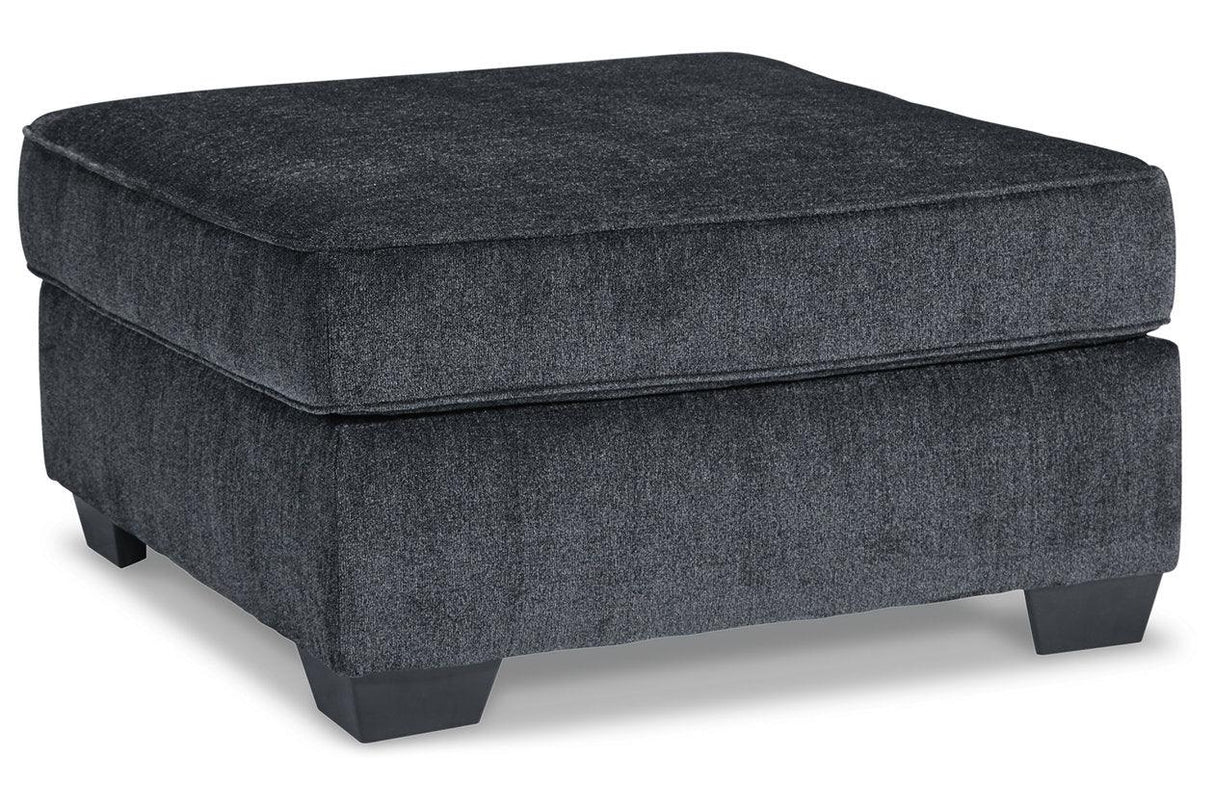 Altari Slate Oversized Accent Ottoman by Ashley at Eve Furniture