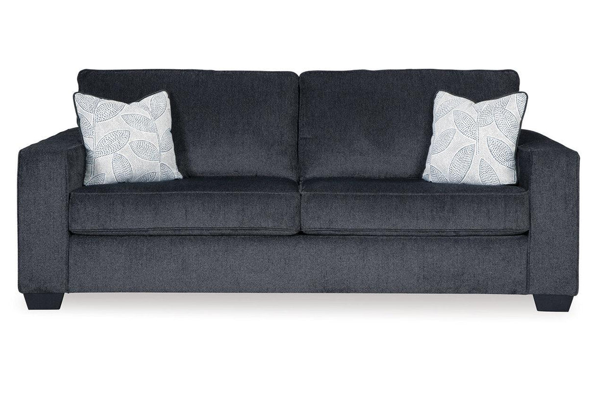 Altari Slate Sofa and Loveseat by Ashley at Eve Furniture