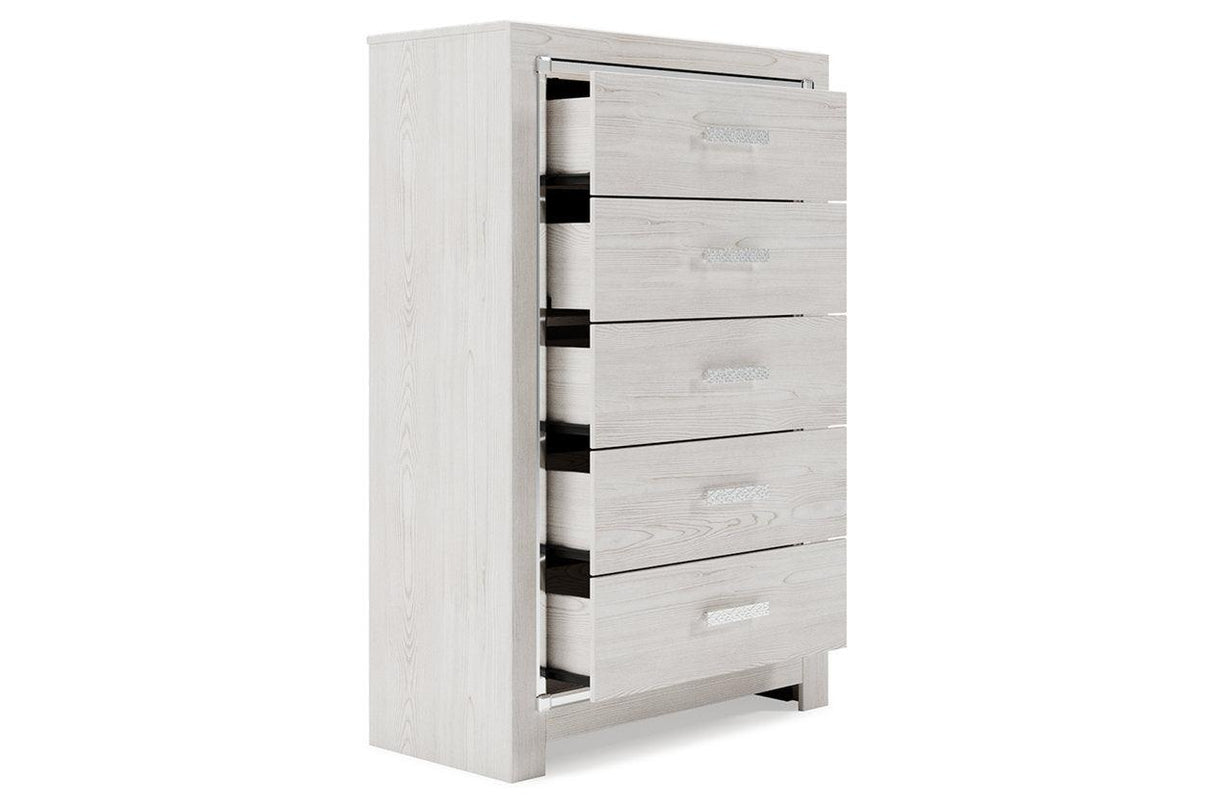 Altyra White Chest of Drawers by Ashley at Eve Furniture