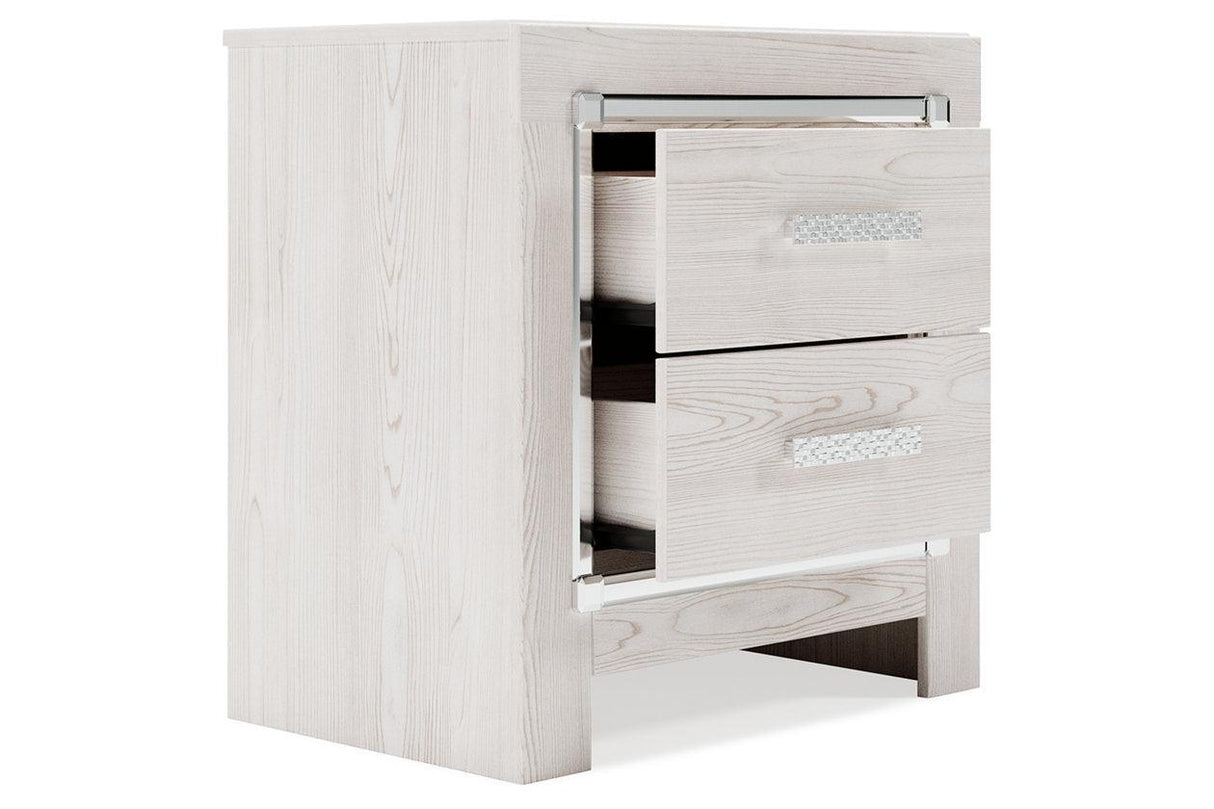 Altyra White Nightstand by Ashley at Eve Furniture