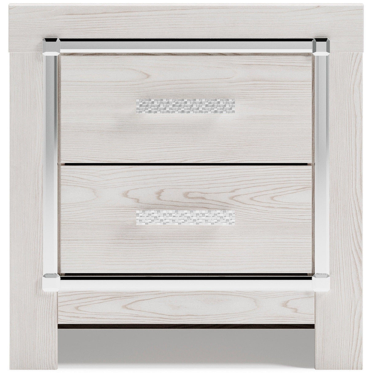 Altyra White LED Bookcase Upholstered Panel Bedroom Set by Ashley at Eve Furniture