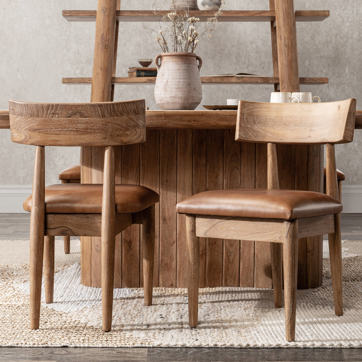 Alvaro Dining Chair Set of 2 - Golden Wheat by Classic Home at Eve Furniture