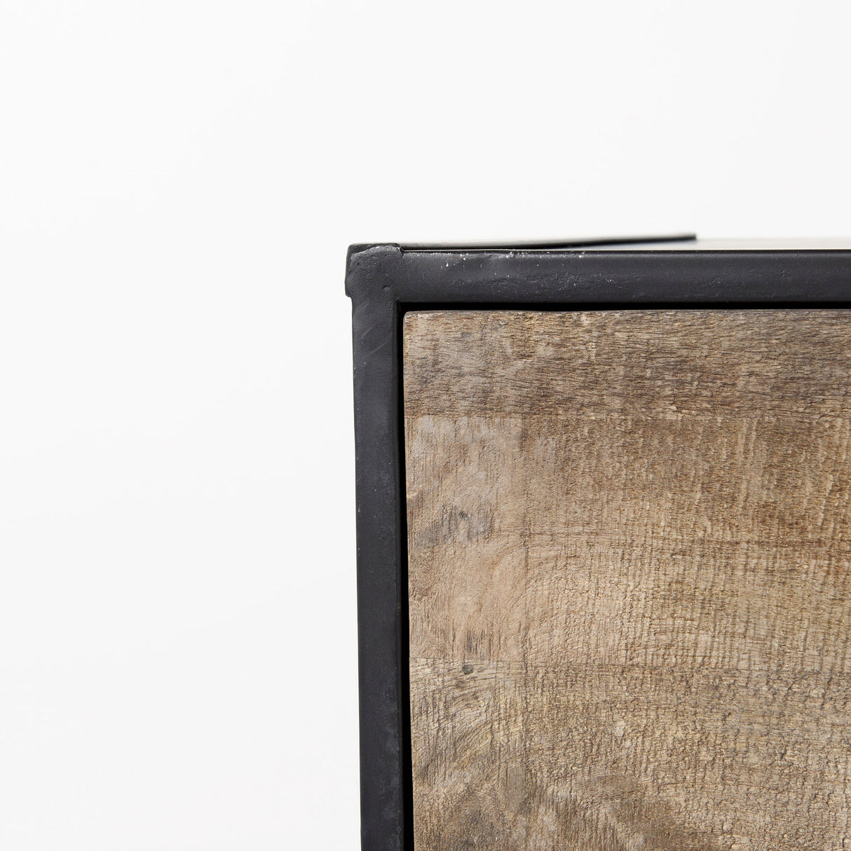 Alvin Wood W/Metal Framing Accent Cabinet by Mercana at Eve Furniture