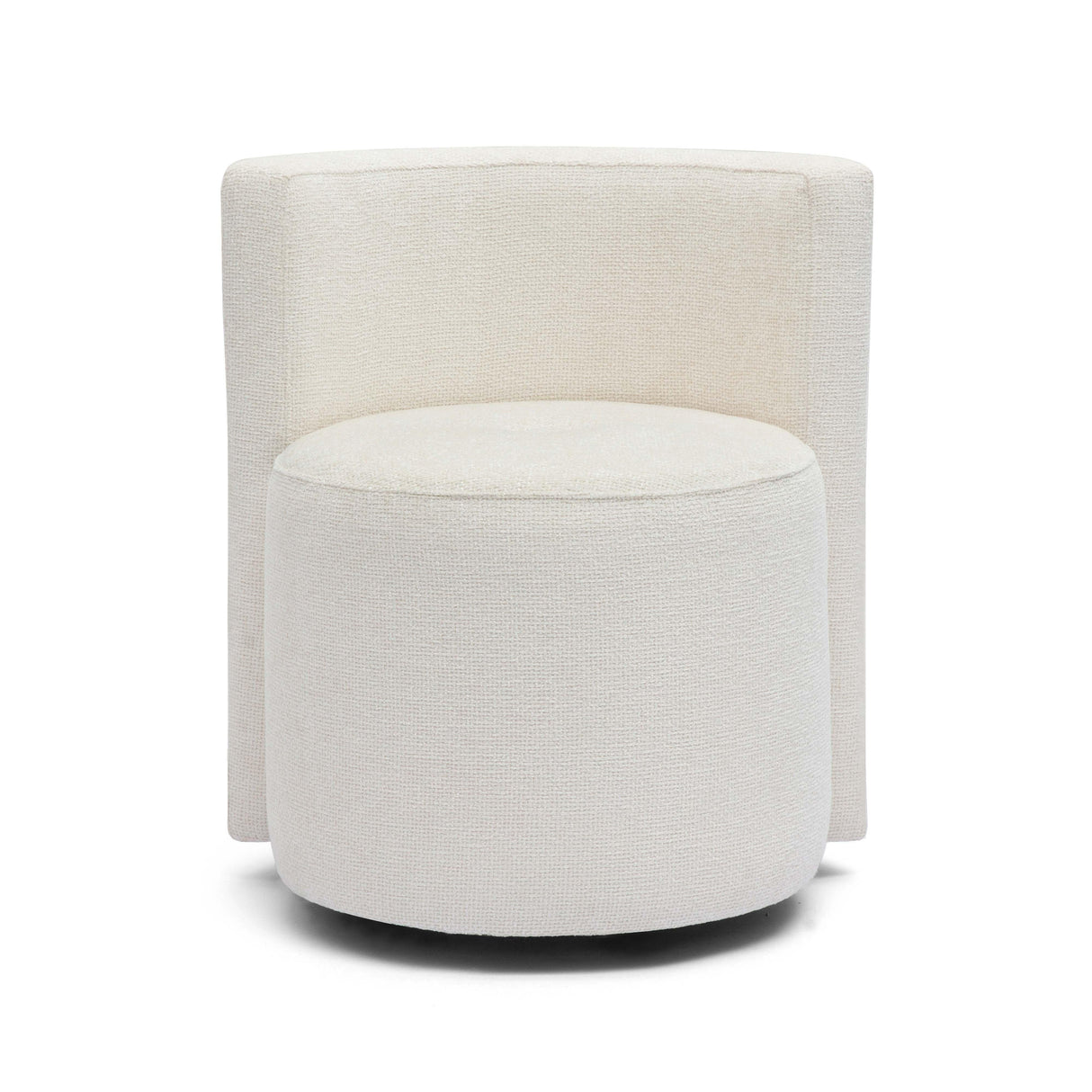 Alyssa Cream Chenille Rolling Desk Chair by TOV Furniture at Eve Furniture