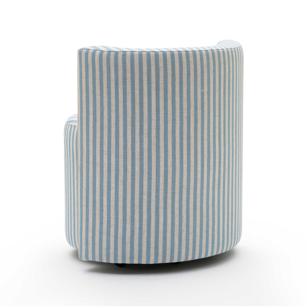 Alyssa Striped Performance Linen Rolling Desk Chair by TOV Furniture at Eve Furniture
