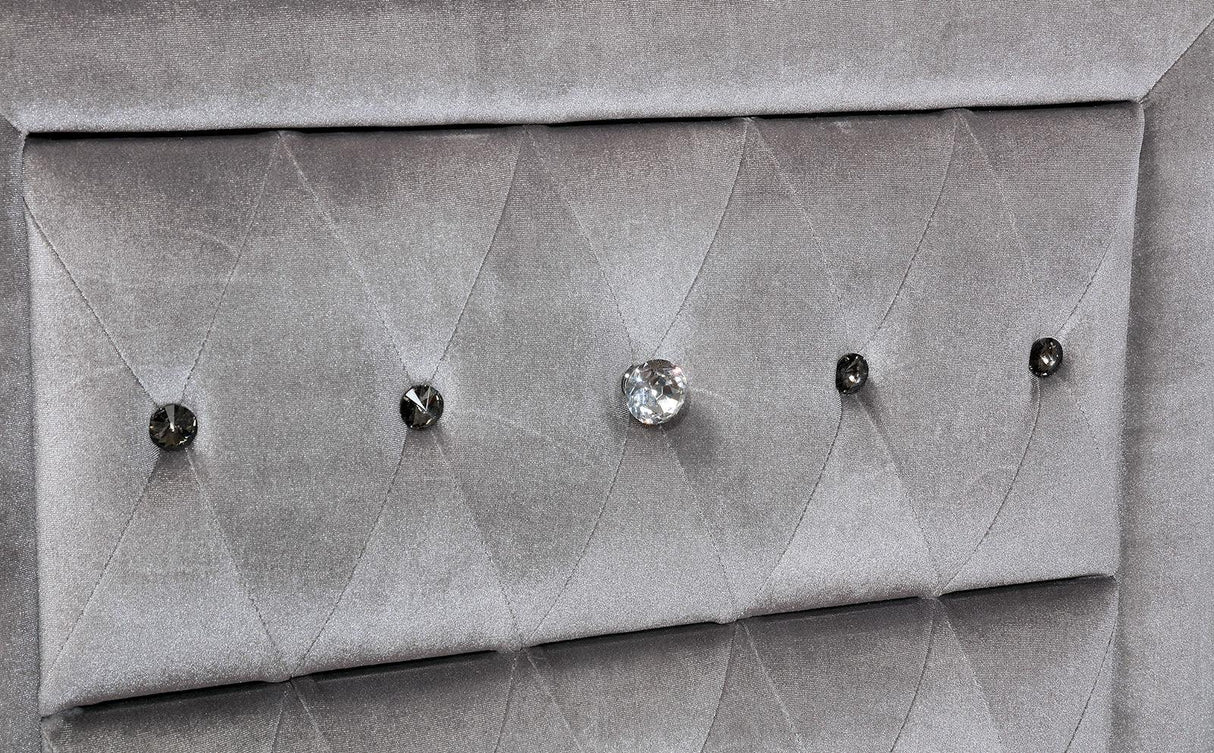 Alzir Gray Night Stand by Furniture of America at Eve Furniture