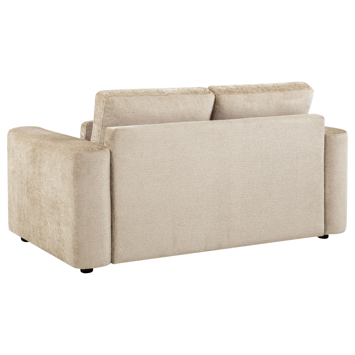 Amador Camel 2-Piece Chenille Upholstered Track Arm Living Room Set by Coaster at Eve Furniture