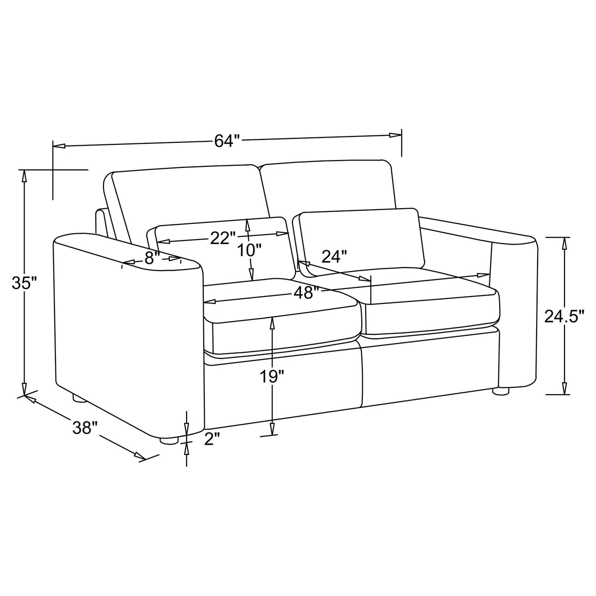 Amador Camel 3-Piece Chenille Upholstered Track Arm Living Room Set by Coaster at Eve Furniture