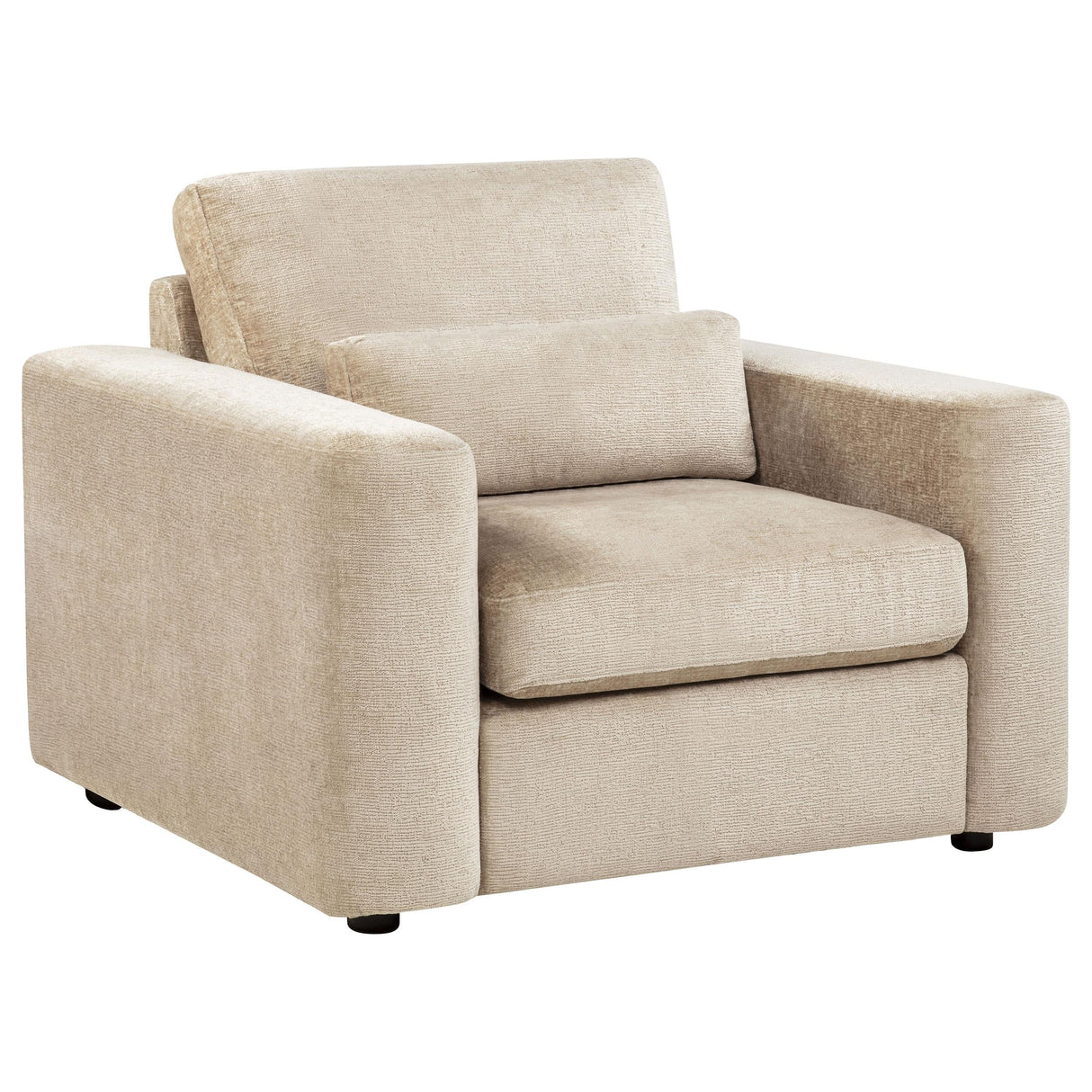 Amador Camel 3-Piece Chenille Upholstered Track Arm Living Room Set by Coaster at Eve Furniture