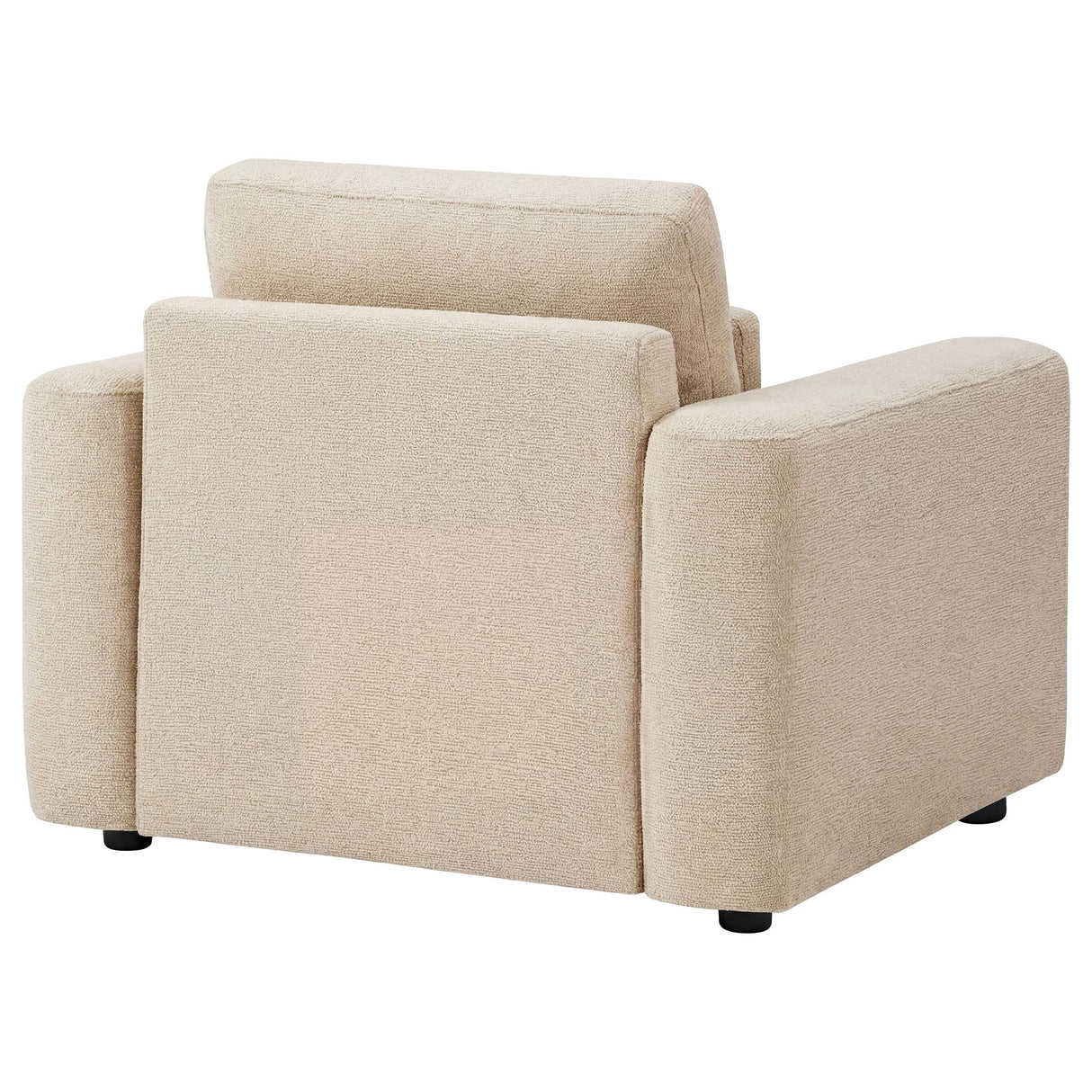 Amador Camel Chenille Upholstered Track Arm Accent Chair by Coaster at Eve Furniture