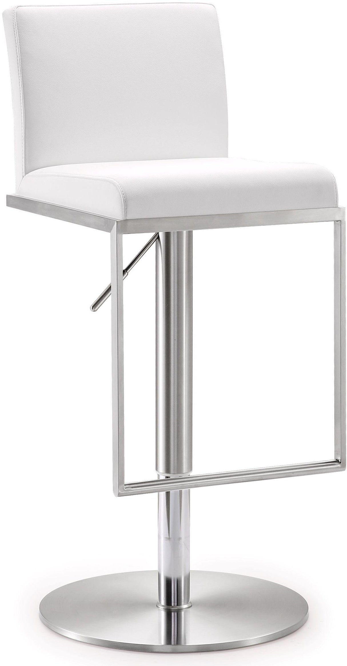 Amalfi Performance Vegan Leather Adjustable Stool by TOV Furniture at Eve Furniture