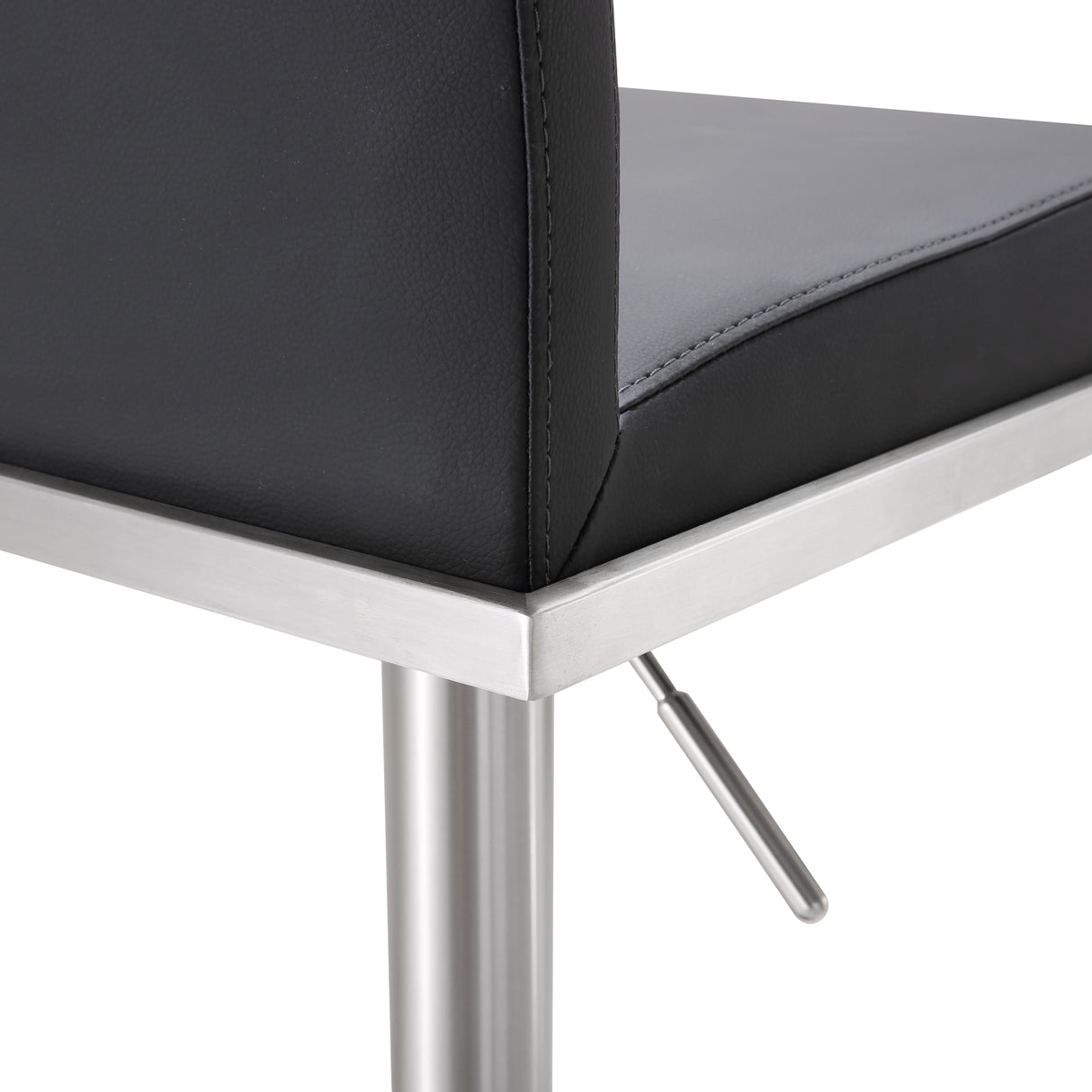 Amalfi Performance Vegan Leather Adjustable Stool by TOV Furniture at Eve Furniture