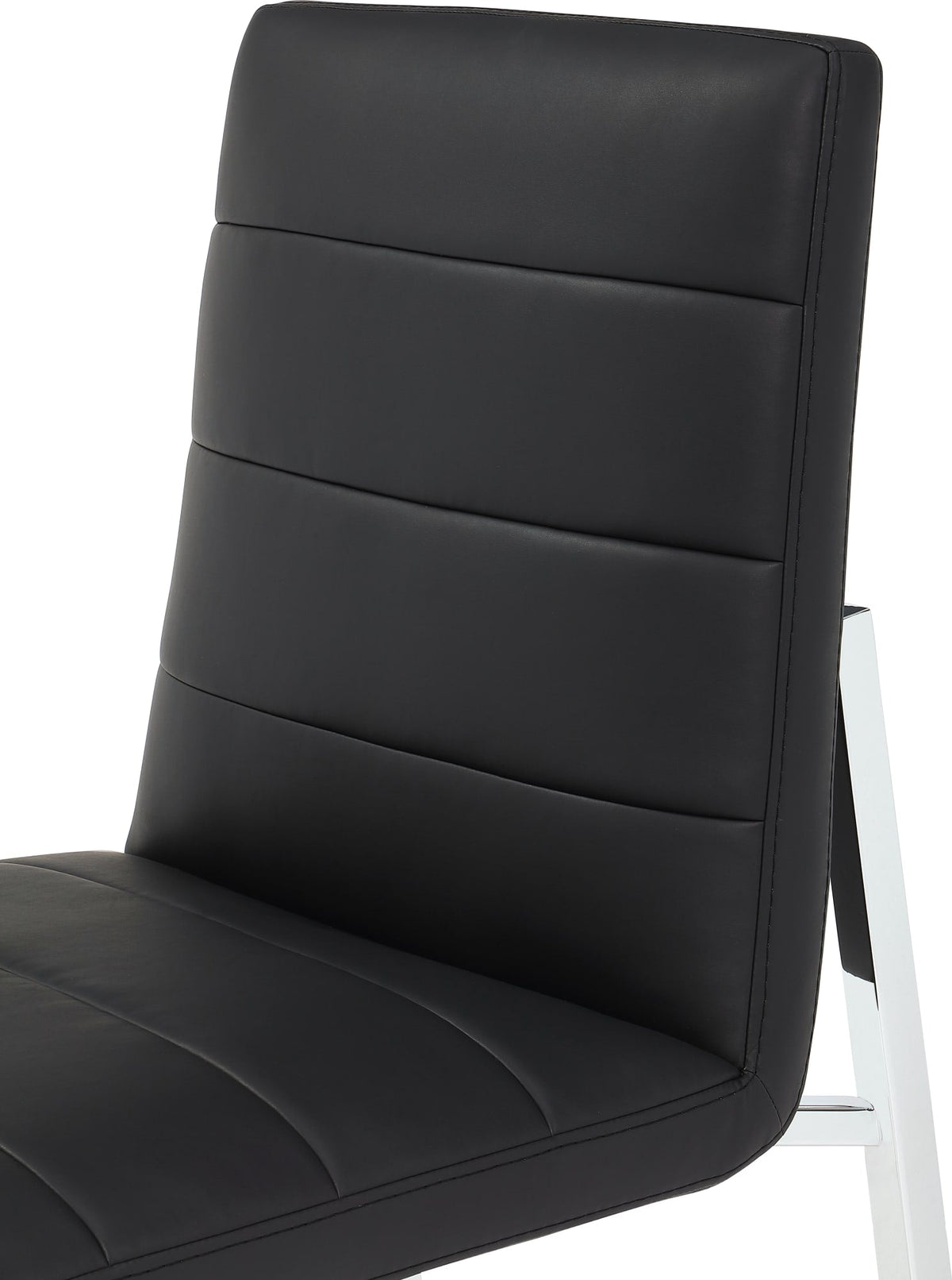 Amalfi Soot/Chrome Metal Back Chair (Set of 2) by Modus Furniture at Eve Furniture