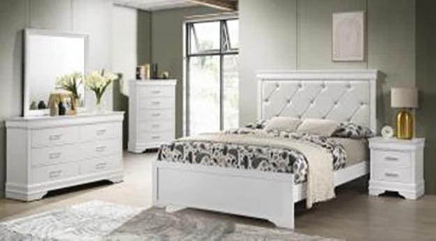 Amalia White Chest by Crown Mark at Eve Furniture