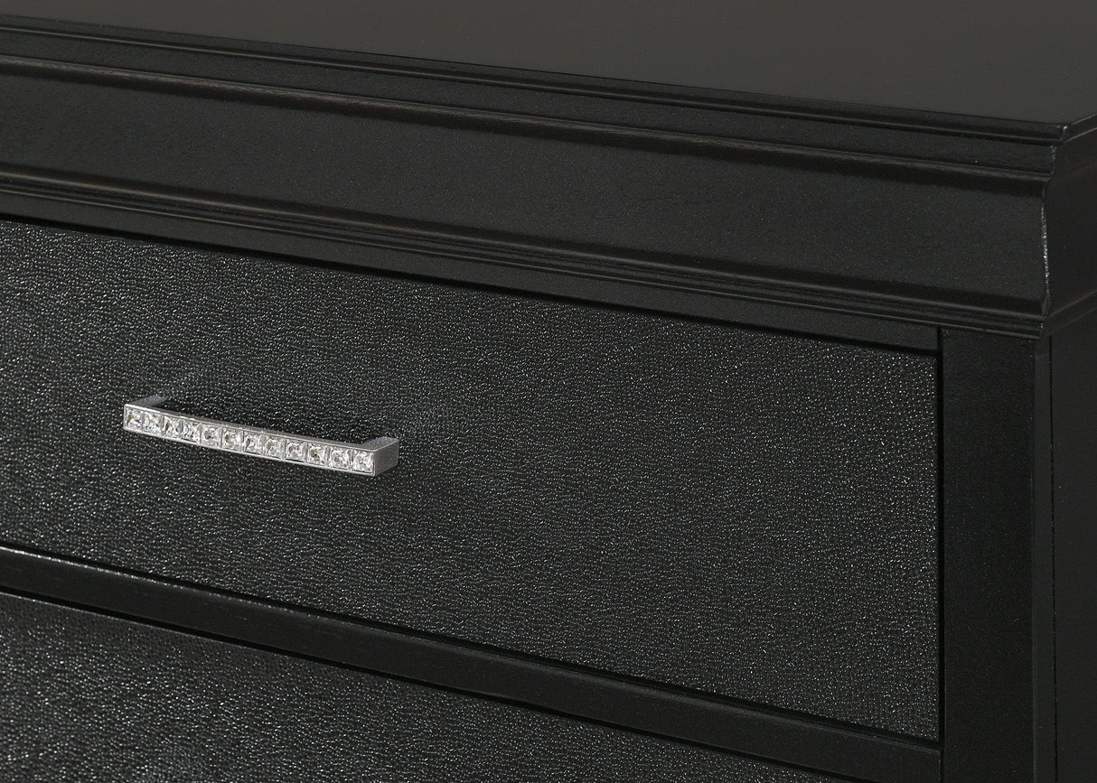 Amalia Black Dresser by Crown Mark at Eve Furniture