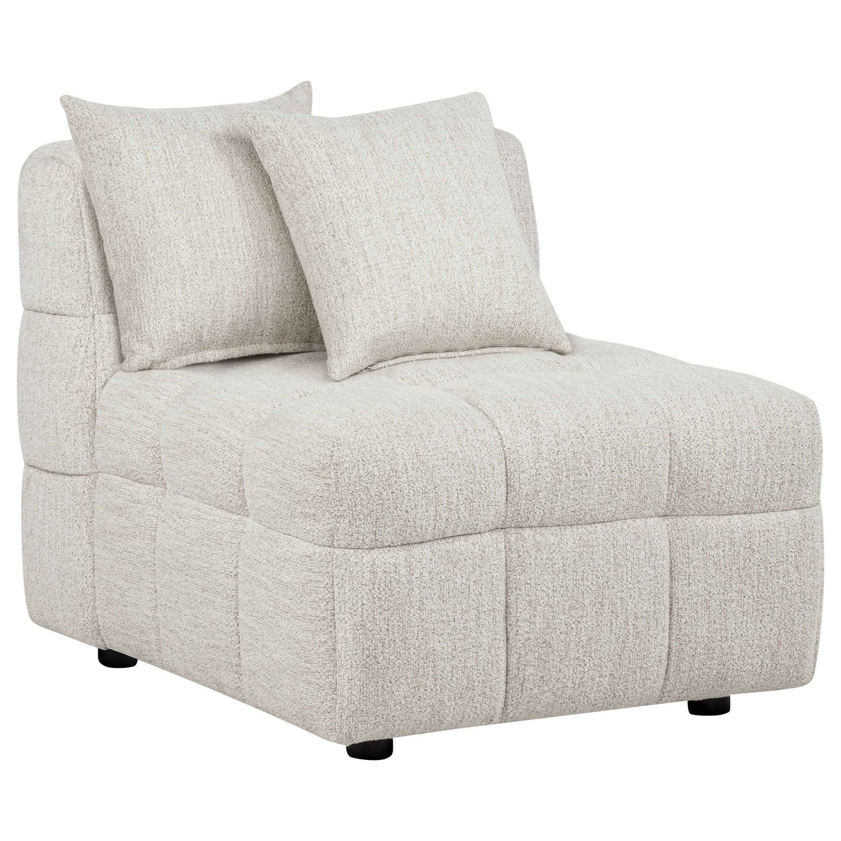 Amara Ivory 4-Piece Upholstered Sectional Sofa by Coaster at Eve Furniture