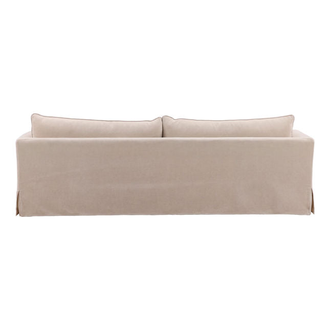 Amarae Cream Sofa by Dovetail at Eve Furniture
