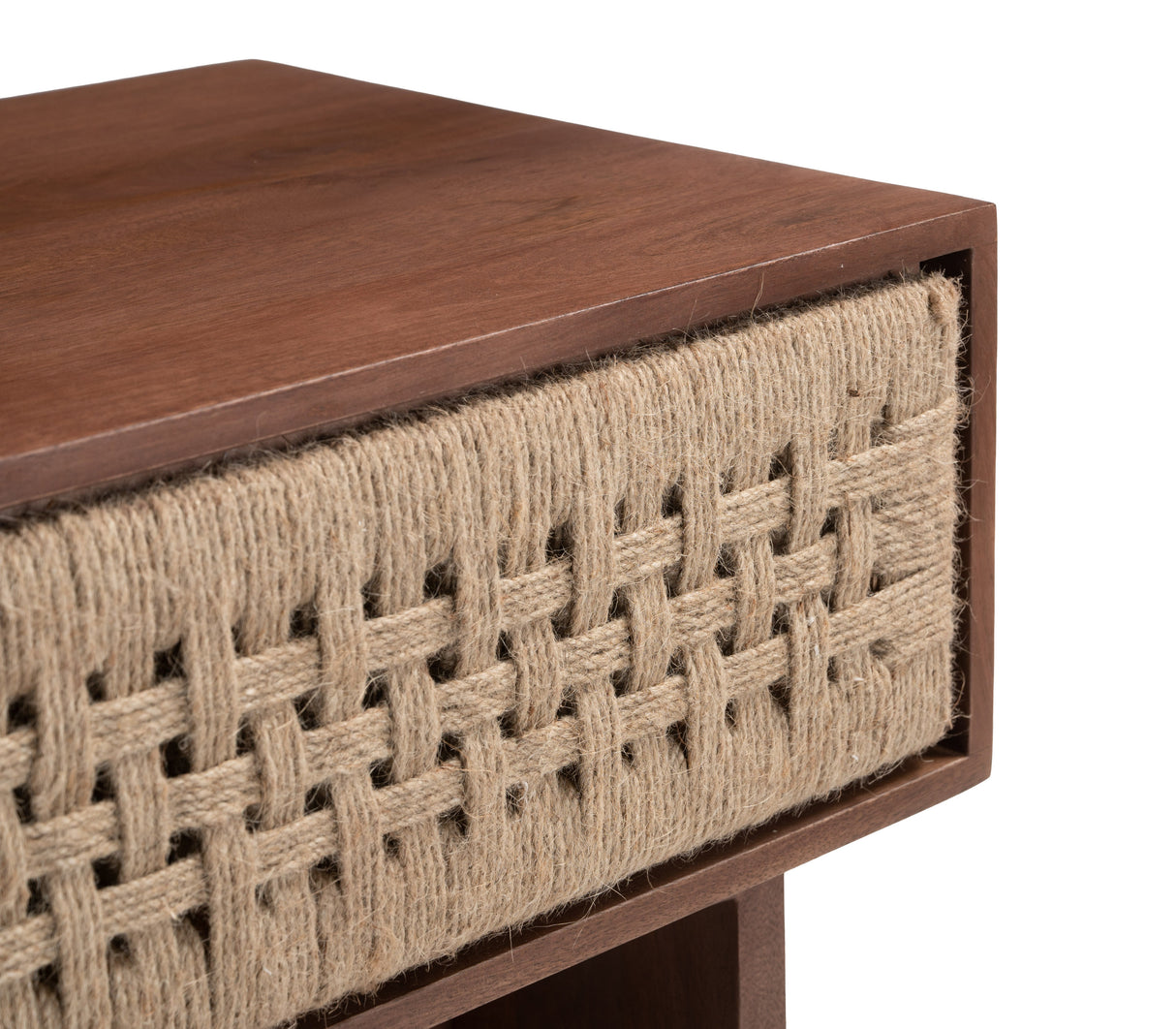Amaria Natural & Walnut Nightstand by Zuomod at Eve Furniture